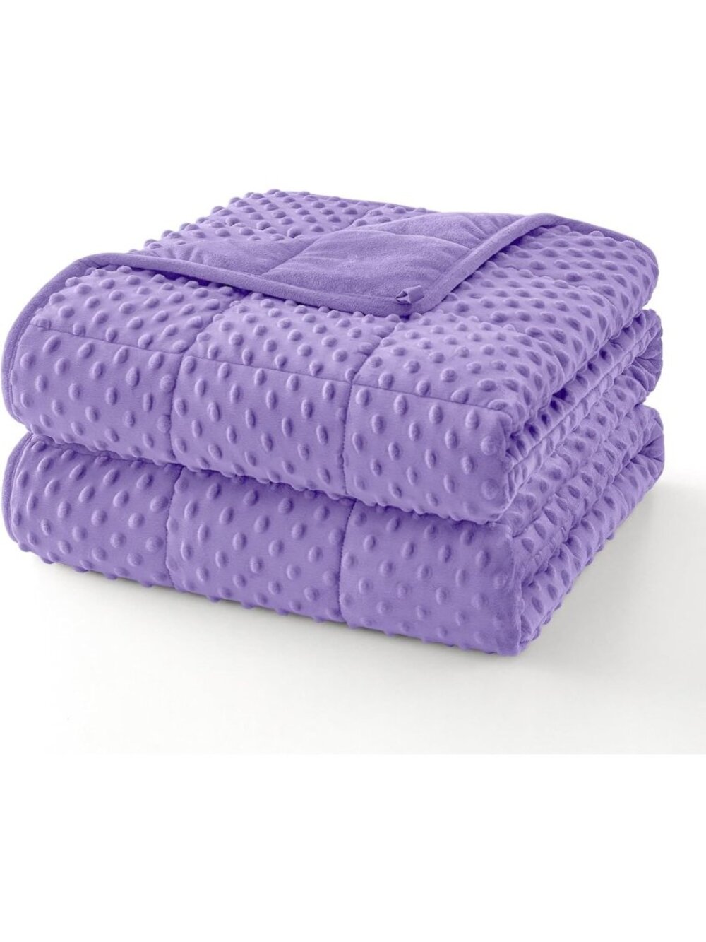 Cozy 20lbs Weighted Blanket 60"x80" - Soft Minky Dots, Cooling, Machine Washable